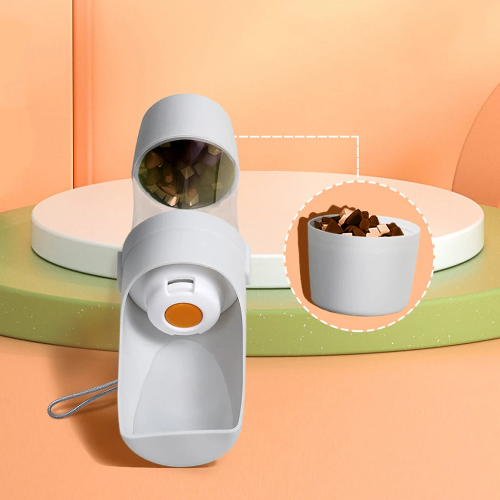 PicnicPaws 2-in-1 Travel Bottle & Food Container