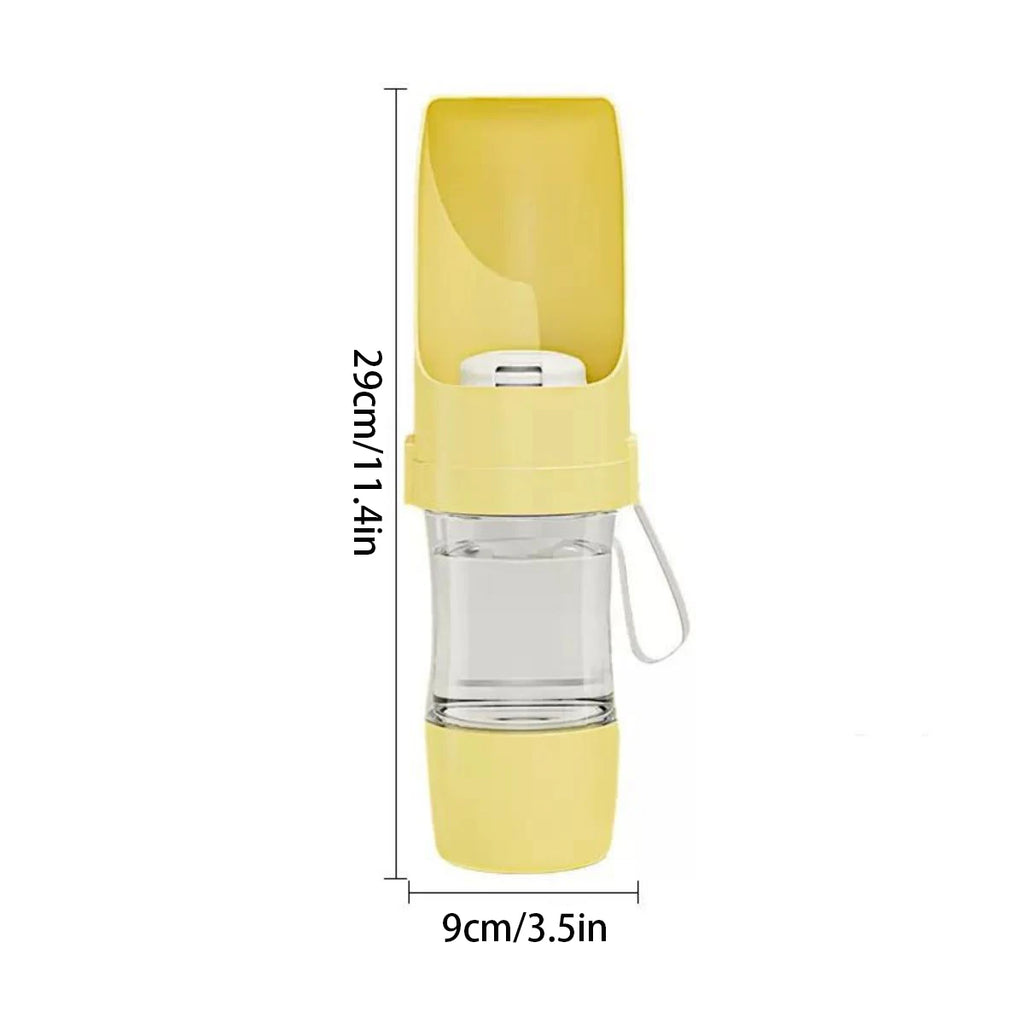 PicnicPaws 2-in-1 Travel Bottle & Food Container