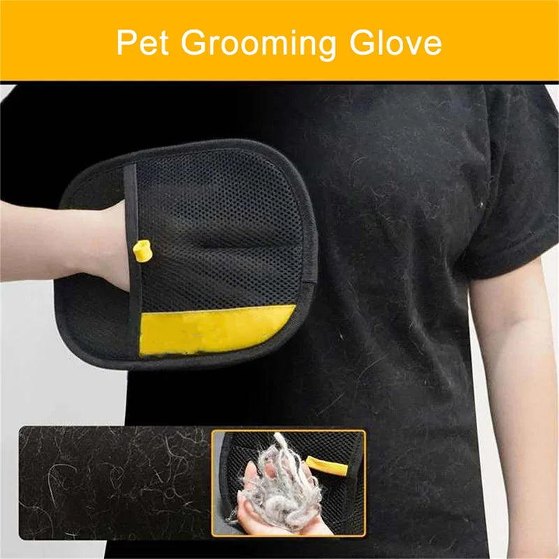 CozyTouch Double-Sided Pet Grooming Gloves