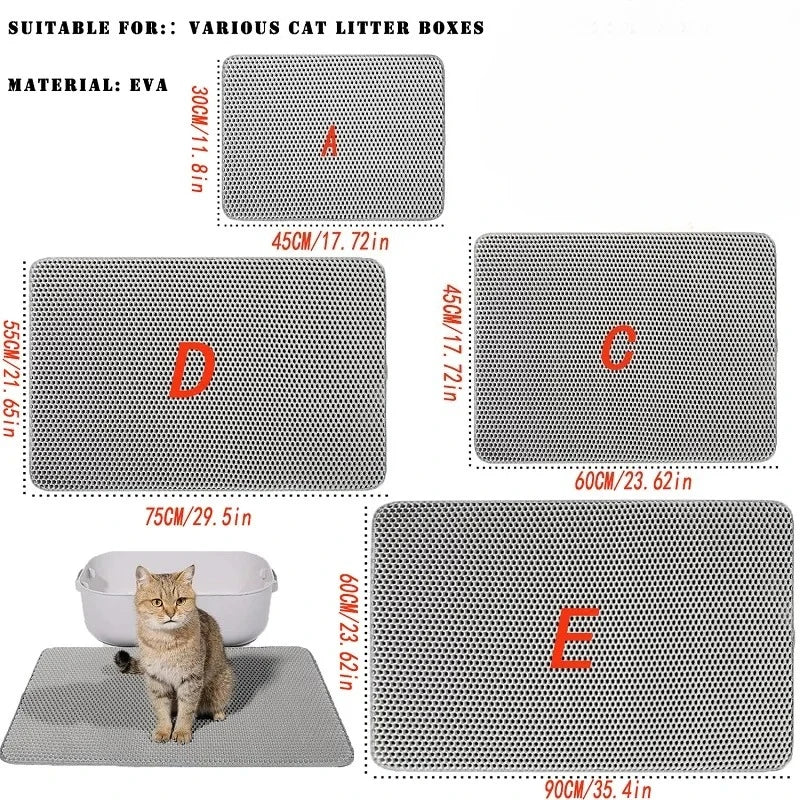 NestMat Double-Layer Cat Litter Mat