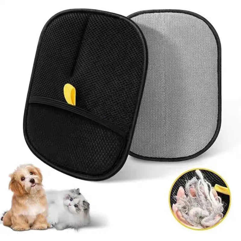CozyTouch Double-Sided Pet Grooming Gloves