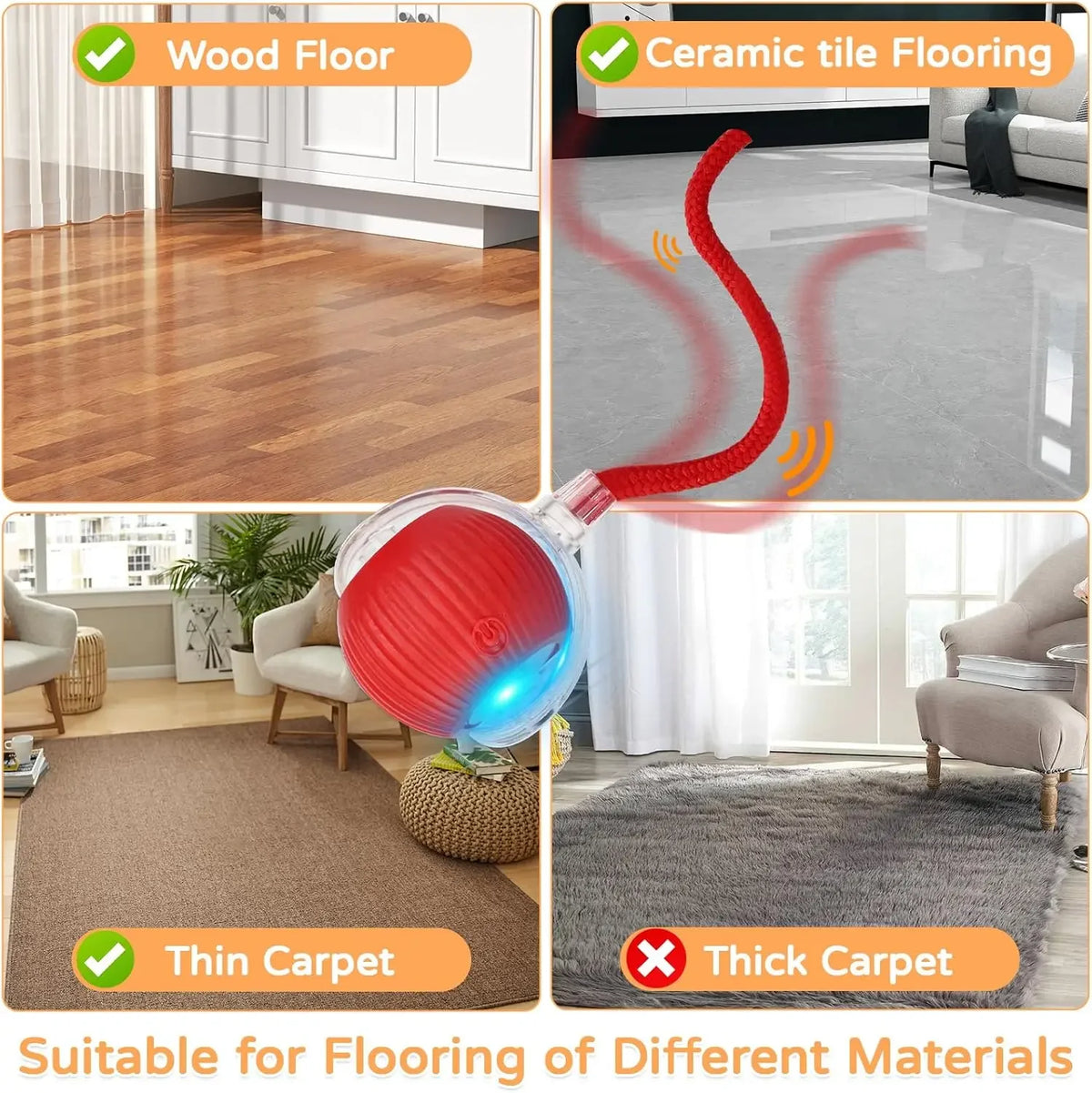 PetNest JollyBall Interactive Cat Toy